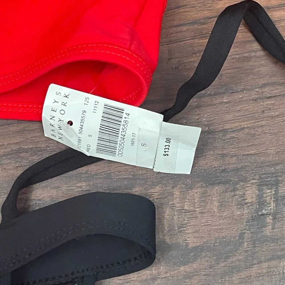 Chromat Bikini Top and Bottom NWT Black/Red Sz S NWT - Picture 3 of 11